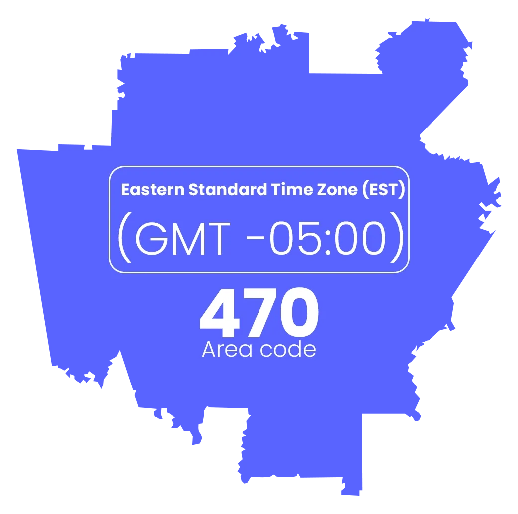 Area code 470 Get Local Atlanta, Phone Number